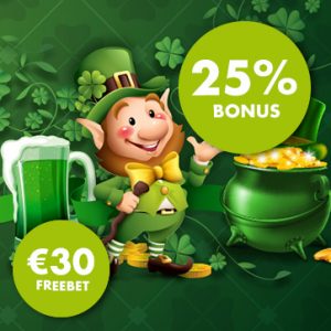 St-Patrick's Day Dubbele Promo Goldenvegas.be