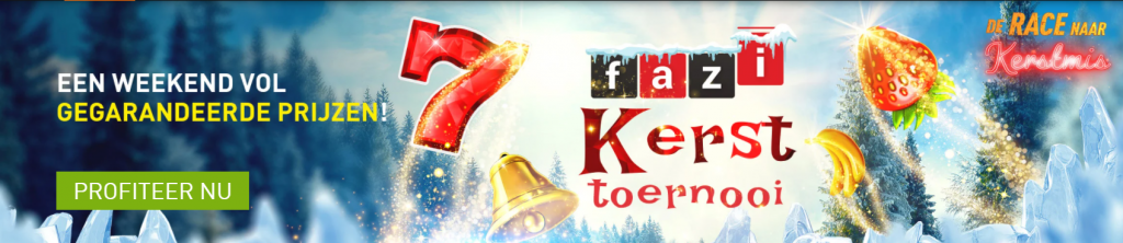 Mega Fazi Kersttoernooi online Casino 777 Race naar Kerstmis speelhal