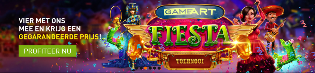 GameArt Fiesta toernooi Casino 777 Prijzenpot Jackpot Geldkluis online speelhal