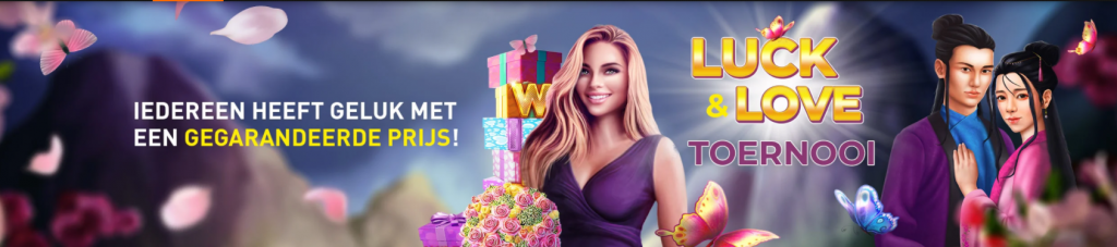 Lucky Love toernooi online Casino 777 Valentijn Cupido prachtige prijzen 2021