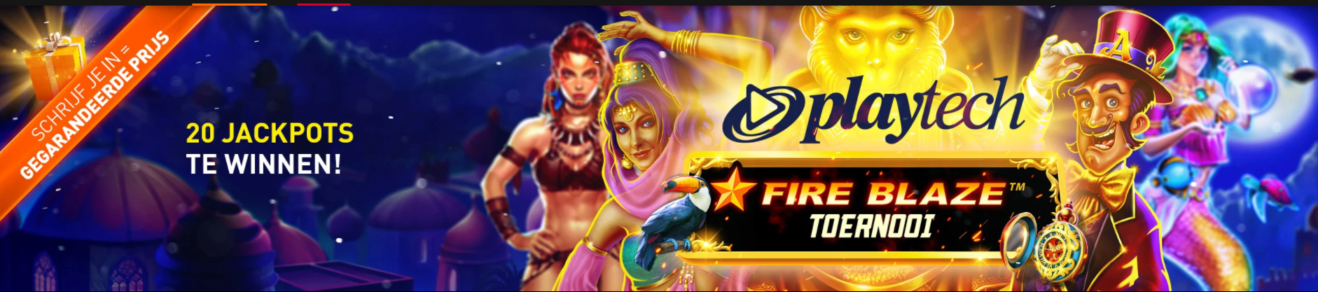 Playtech Fireblaze toernooi 2021 Weekendgames eind februari Casino 777 online speelhal