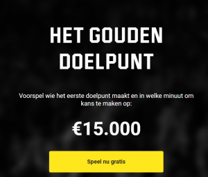 Het Gouden Doelpunt Gratis voorspelling Promotie Unibet Sport Napoleon Sports & Casino Euro 2020