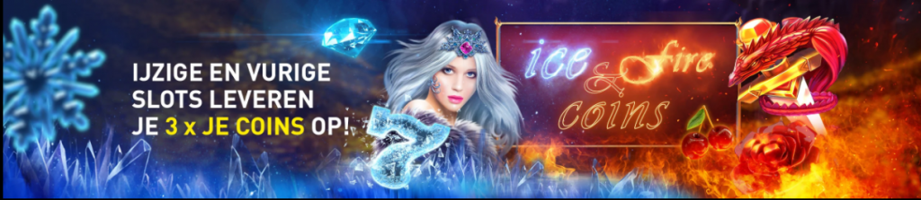 Ice & Fire Coins Ijs en Vuur slots online casino toernooi 777 gokkasten videoslots 2021