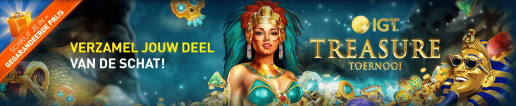 IGT Treasure toernooi Casino 777 online speelhal weekend 2021