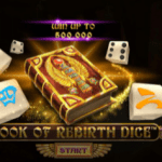 Book of Rebirth Dice Slot online Casino speelhal Blitz Supergame nieuw Topgame 2021 Betsoft Spinomenal