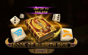 Book of Rebirth Dice Slot online Casino speelhal Blitz Supergame nieuw Topgame 2021 Betsoft Spinomenal