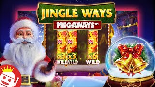 Jingle Ways Megaways videoslot Nieuw Kerstgame 2021 gokkast Kerstmis Prijzen winst gokken Promo