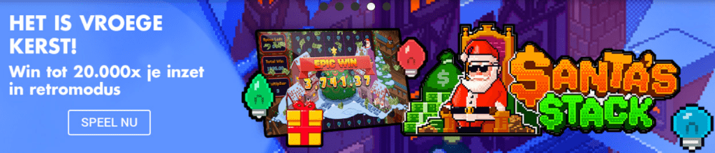 Santa's Kerstgames 2021 gokkast videoslots Slot spellen online Casino Circus Napoleon Unibet Cash Jackpot inzet gokken