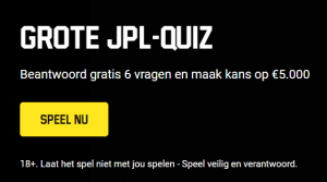 Unibet JPL Quiz Belgische voetbalcompetitit online sportweddenschappen bookmaker wedkantoor Bet 2022 Gratis